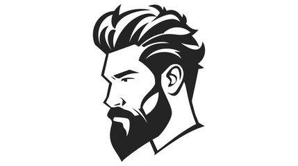 Man vector logo. Icon of man silhouette vector illustration