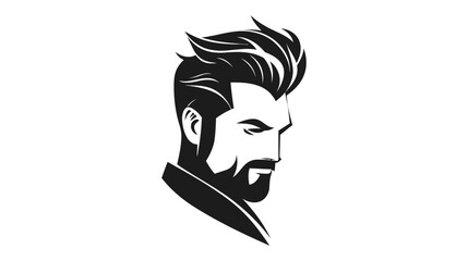 Man vector logo. Icon of man silhouette vector illustration