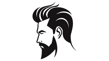 Man vector logo. Icon of man silhouette vector illustration