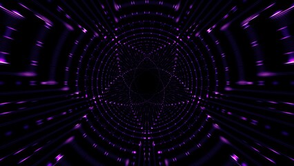 Intricate Purple Star Shaped Line Art Background