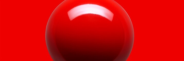 Red button on a red background (generative ai)