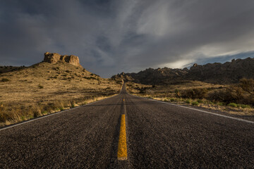 road in the desert