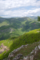 Fototapeta na wymiar iskar gorge near village of Bov, Balkan Mountains, Bulgaria
