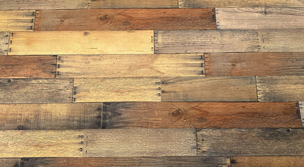 Brown wooden floor laminate background