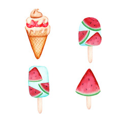 summer ice cream set