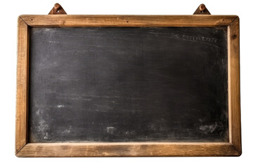 Obraz premium old wooden chalkboard isolated on transparent Background Generative AI