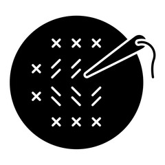 Stitching Glyph Icon