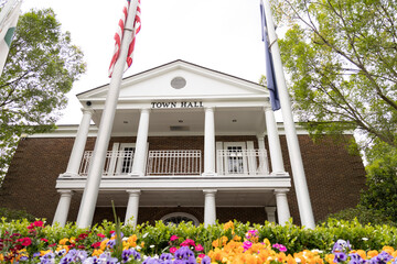 Summerville, South Carolina town hall in downtown Summerville. Summerville is the birth place of...