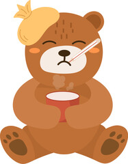 Bear With Thermometer