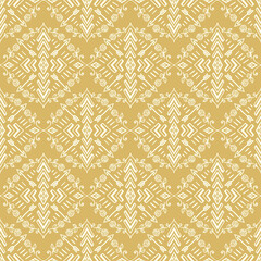 Boho Western Cowboy Motif Seamless Vector Repeat Pattern