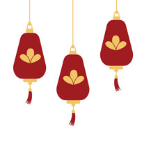 Chinese New Year Lantern Illustration