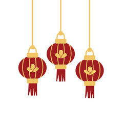 Fototapeta na wymiar Chinese New Year Lantern Illustration