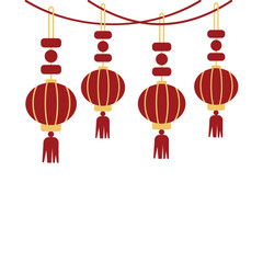 Chinese New Year Lantern Illustration