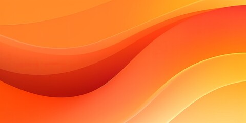 Abstract modern orange gradient waves overlap  