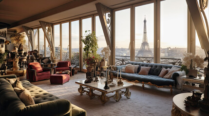 Modern Paris Penthouse Apartment