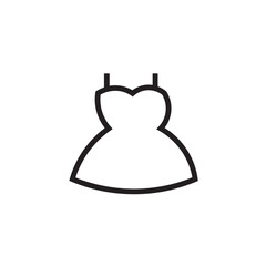 Dress Fashion Party Outline Icon