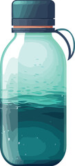 Liquid bottle illustration