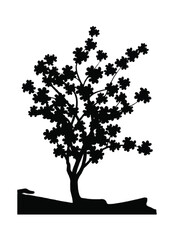 tree silhouette vector