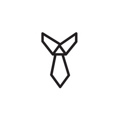 Tie Fashion Office Outline Icon