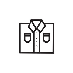 Business Shirt Wear Outline Icon