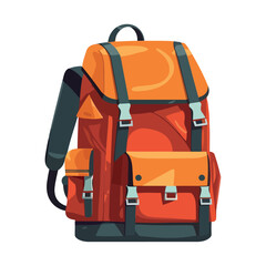 Adventure backpack symbolizes exploration and outdoor activity