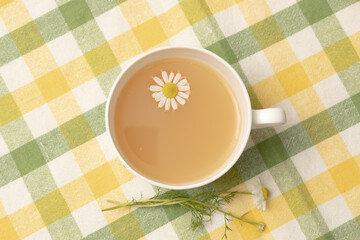 ハーブの仲間　カモミール　Chamomile herbal tea 