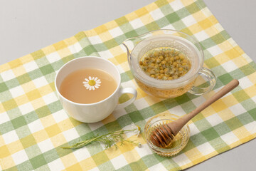 ハーブの仲間　カモミール　Chamomile herbal tea 
