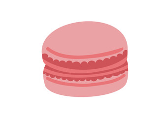 かわいいピンクのマカロン.