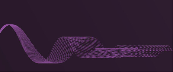 Modern abstract dashed line background design concept, wavy dashed line design concept good for background, backdrop, banner, card.