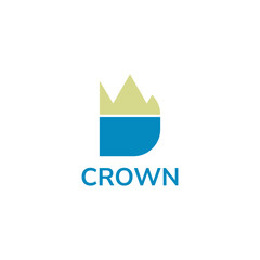 A crown combined logo with the letter D. Perfect for a luxury business.