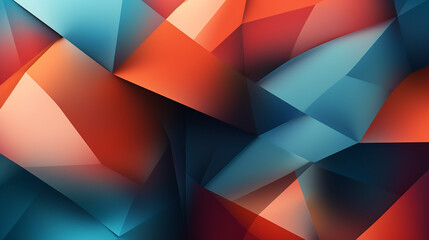 Obraz premium Generative AI, an abstract background image that incorporates geometric shapes