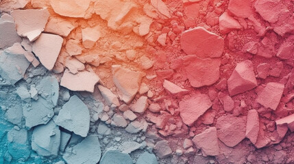 Fototapeta premium Generative AI, an abstract background image with a color palette inspired by nature