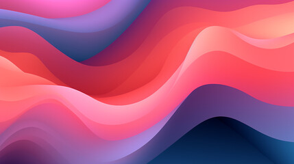 Generative AI, an abstract background image using a gradient of three or more colors