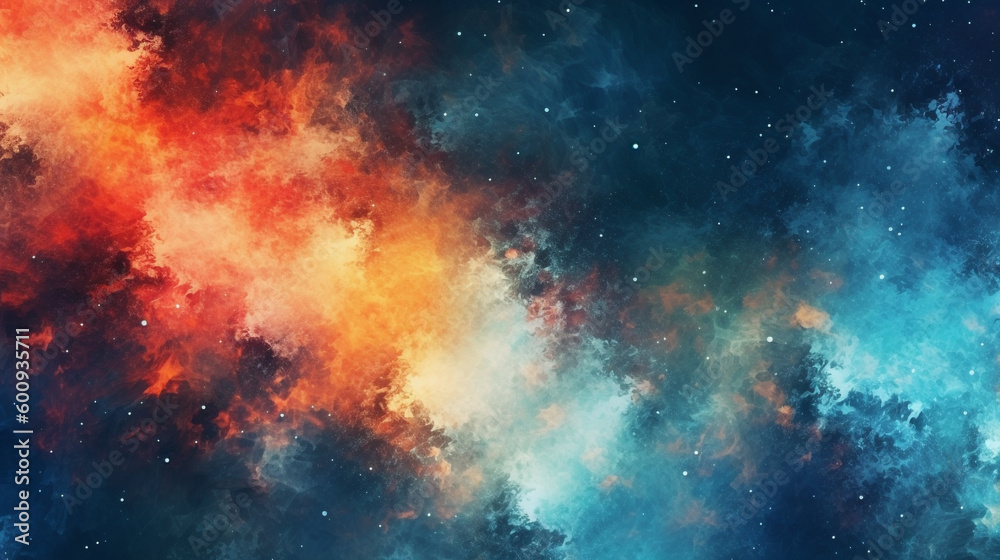 Wall mural generative ai, an abstract background image with a cosmic theme