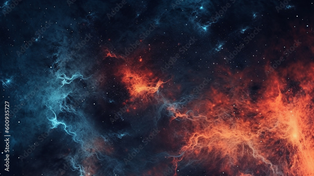 Wall mural generative ai, an abstract background image with a cosmic theme