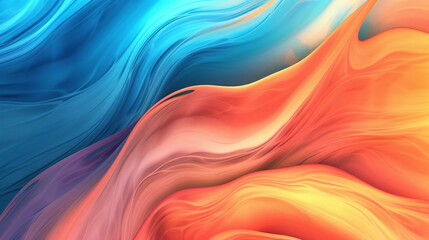 Obraz premium Generative AI, an abstract background image with a fluid movement effect