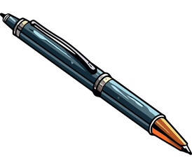 Blue pen design