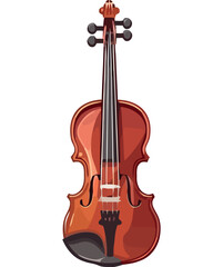 Fototapeta na wymiar Classical wooden violin
