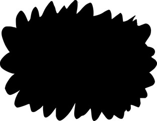  Star-shaped grunge brush stroke SVG isolated