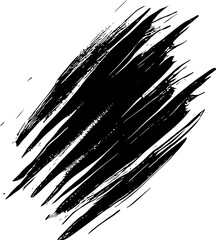 Diagonal Grunge Brush Stroke Texture SVG Isolated