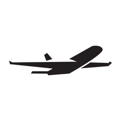 Fototapeta na wymiar airplane icon vector illustration sign