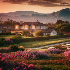 A placeful house - Generated by AI