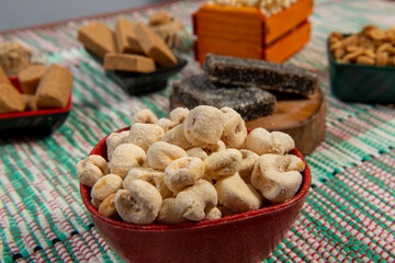 Photo typical sweets of the Brazilian June party
