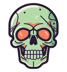 Halloween skeleton design