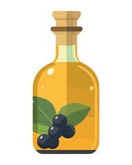 Fresh organic olive oil, a gourmet delight