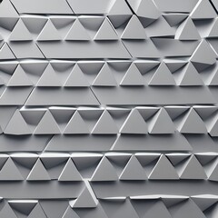 A minimalistic pattern of gray triangles on a white background5, Generative AI