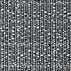 A minimalistic pattern of white circles on a black background1, Generative AI