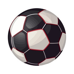 Fototapeta premium Soccer ball symbolizes fun activity and competition