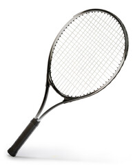 Tennis racket isolated on white background, Tennis racket sports equipment on white With work path.