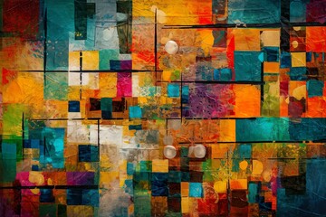 Background with Squares